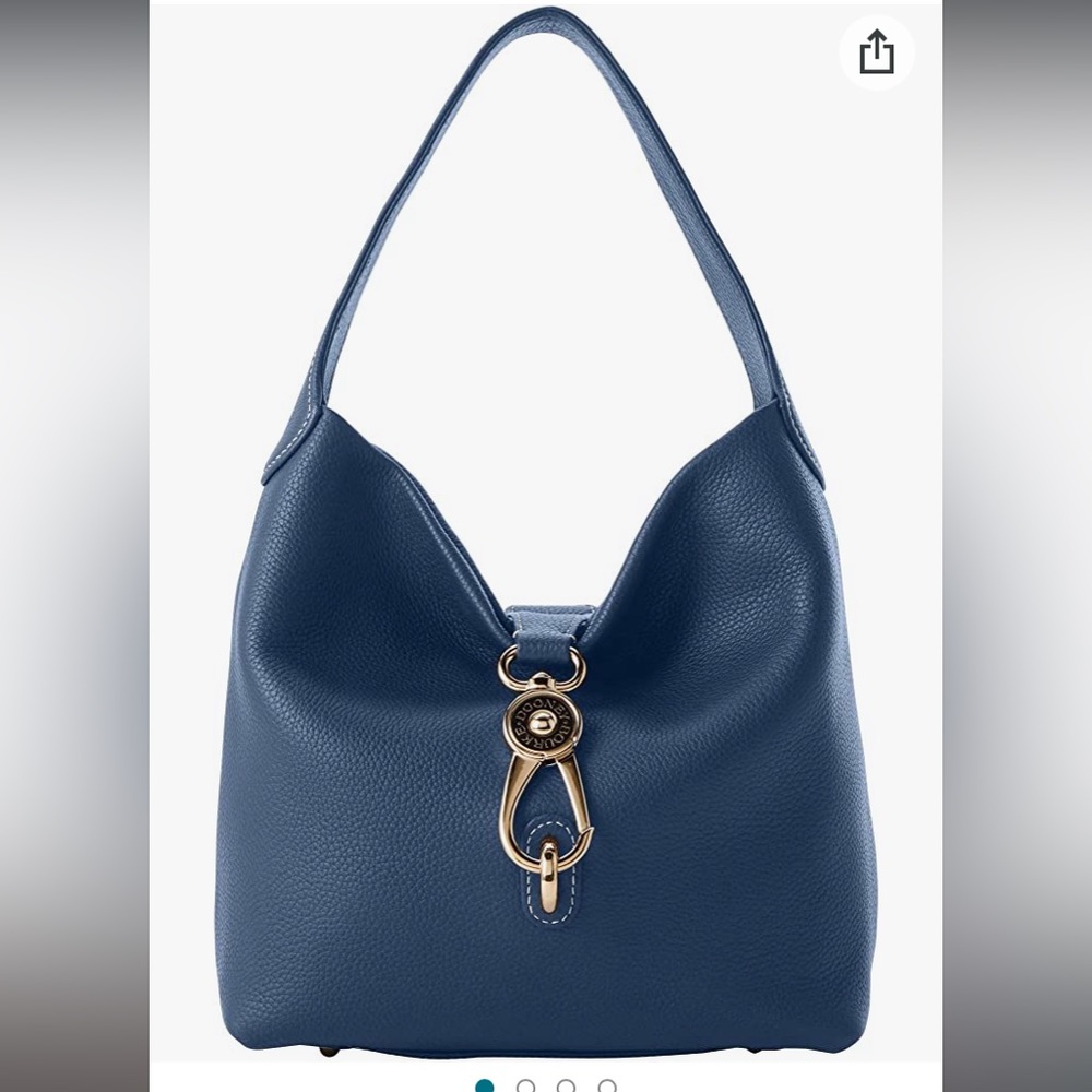 Brand New Dooney & Bourke blue leather bag